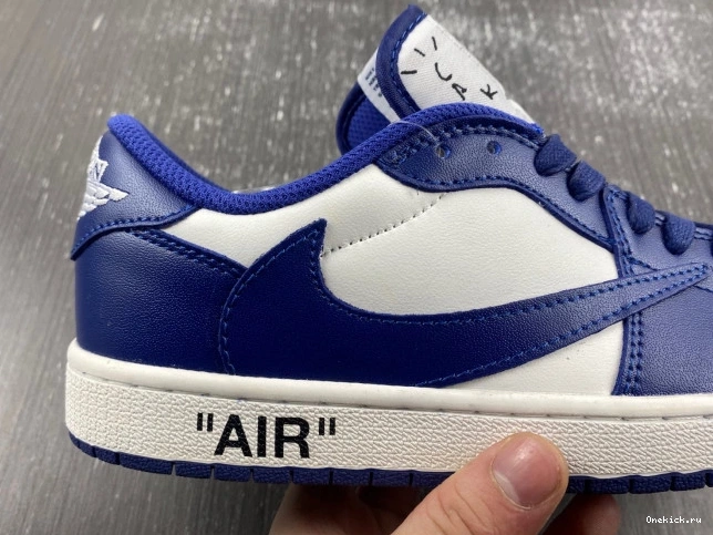 One Kick X CUSTOM TRAVIS X AIR DM7890-101 OFF-WHITE JORDAN SCOTT 1 0806